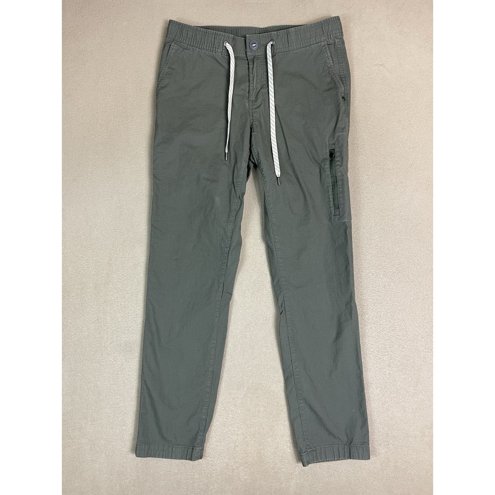 Vuori Ripstop Climber Pants Mens Small Green Elastic Waist Hiking 19066